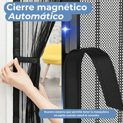 Puerta magnética de malla 102cm x 190cm: Especial contra zancudos y mosquitos 🦟 Oferta de Lanzamiento