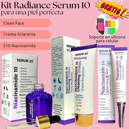 Clean Face + Crema Aclarante + Serum 10 Gratis💧